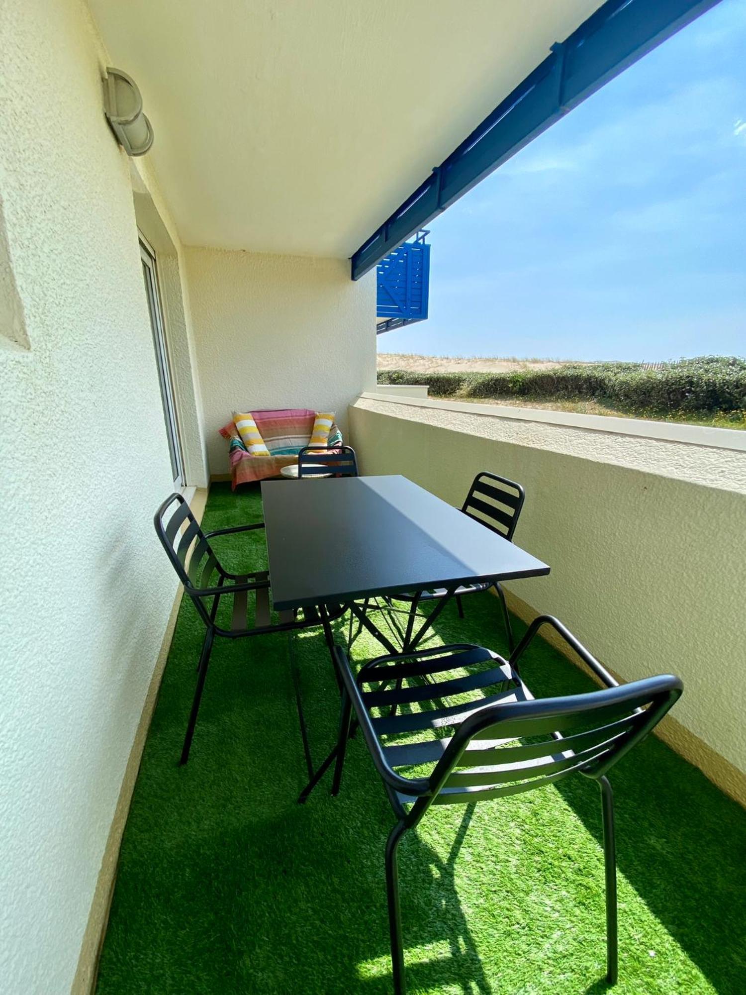 Charmant Appartement En Front De Mer Avec Piscine Lacanau Dış mekan fotoğraf