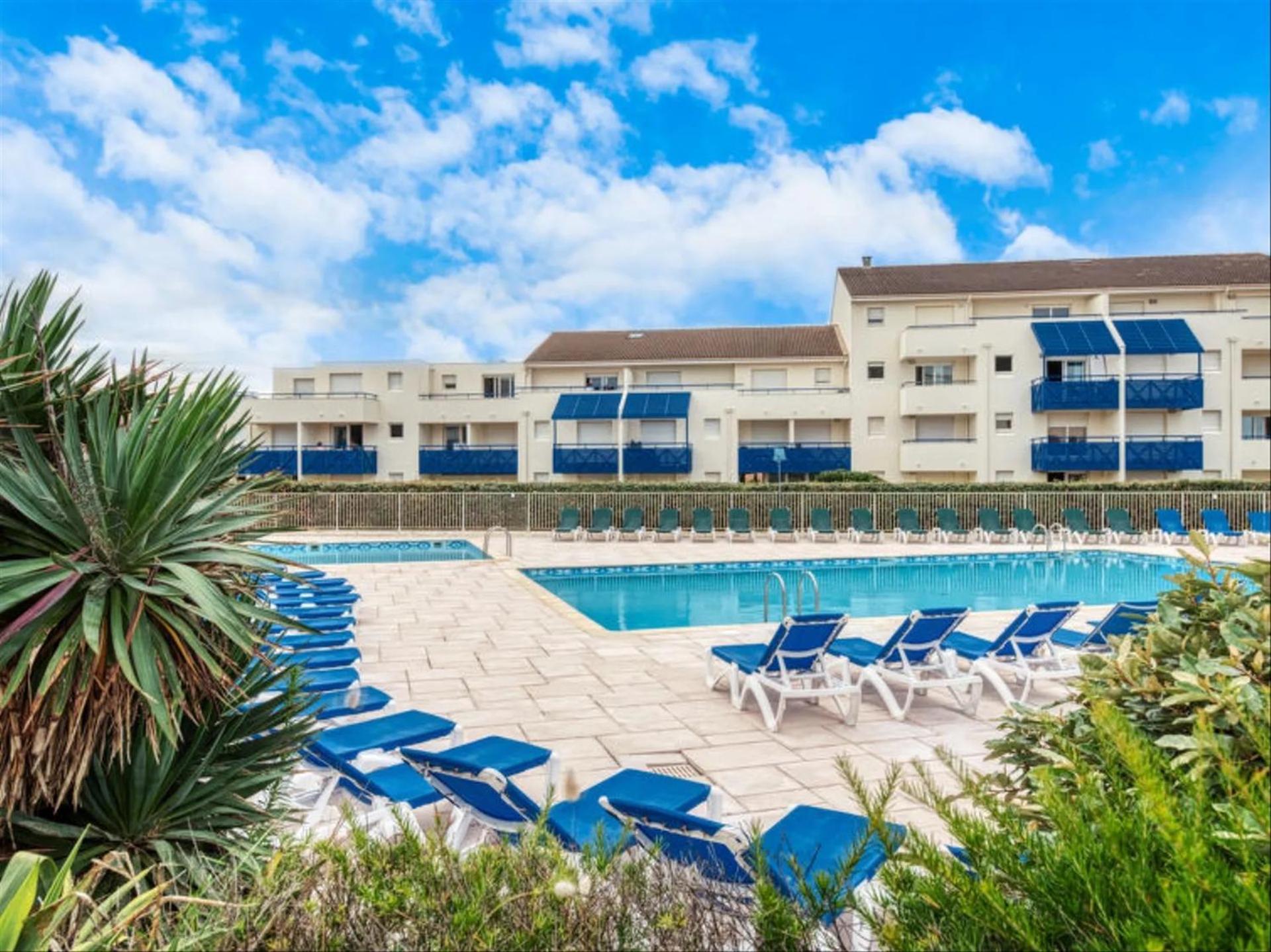 Charmant Appartement En Front De Mer Avec Piscine Lacanau Dış mekan fotoğraf